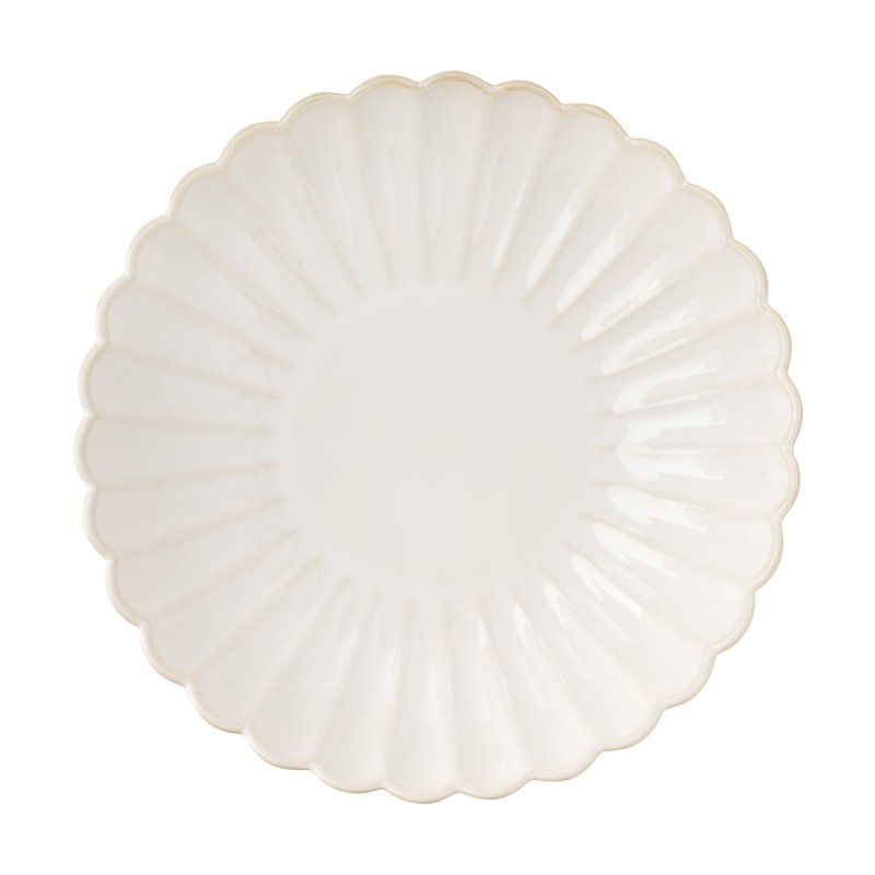 Stoneware Dinner Bowls Set of 4 - Cream Color