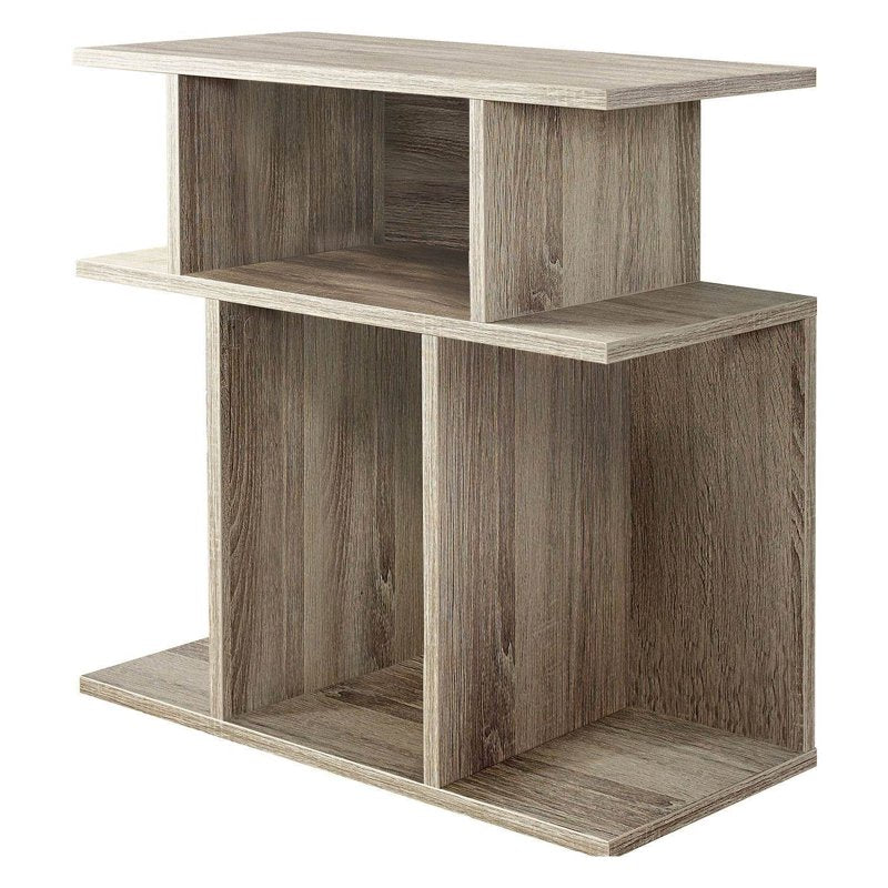 Accent Table with Hollow Core Design - 3-Tiered End Table