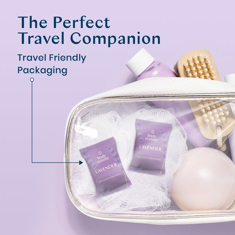 Lavender Aromatherapy Shower Steamers - 3 Count for Relaxation