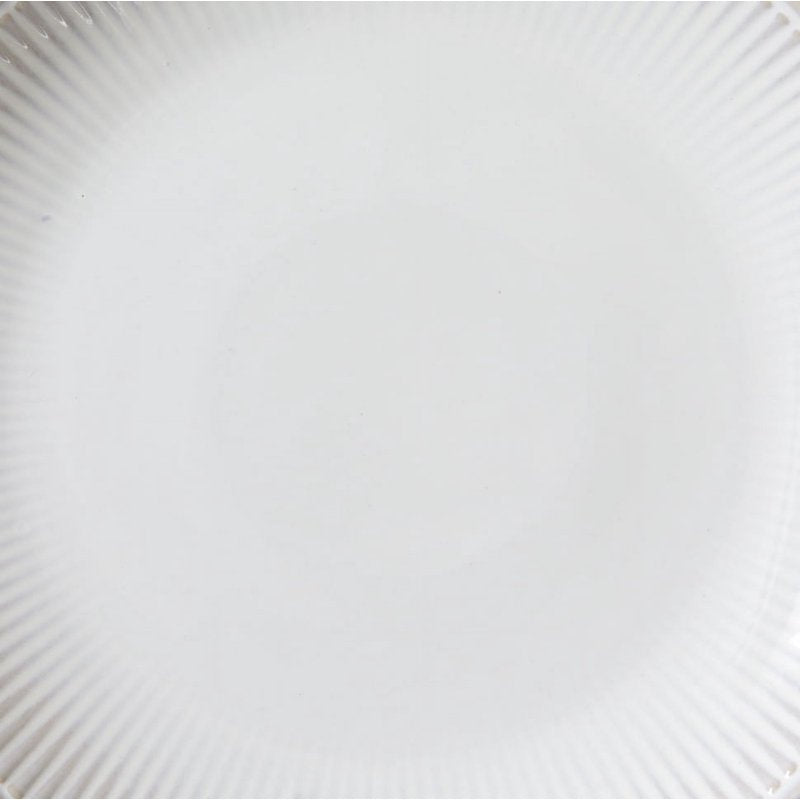 Stoneware Low Bowl - Cream Color, Durable & Elegant