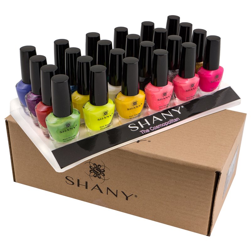 24-Piece Vibrant Nail Polish Set - Full Size Quick Dry Lacquer Collection