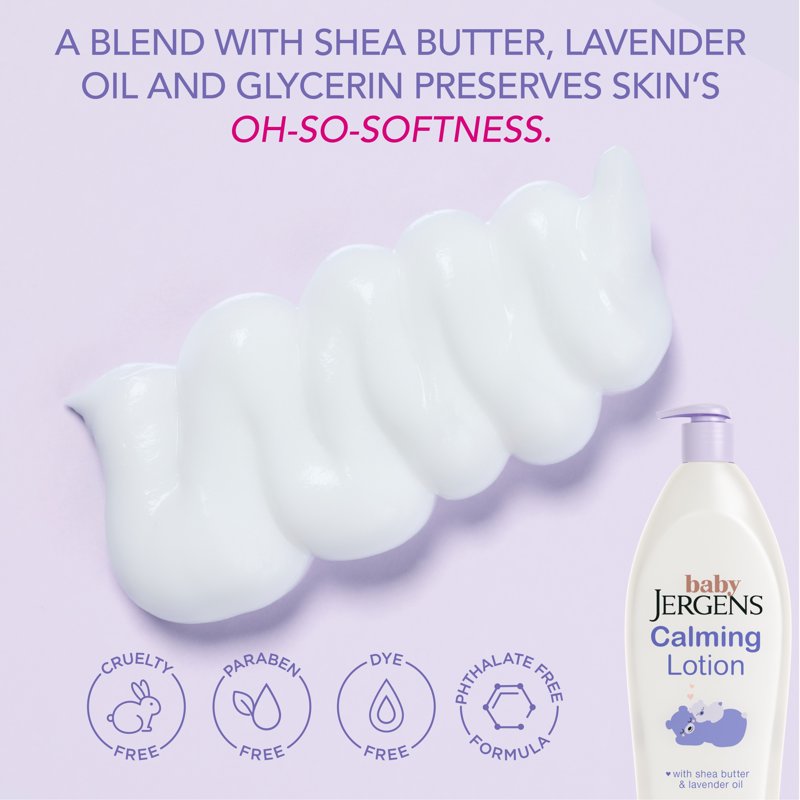 Calming Baby Body Lotion with Shea Butter and Lavender Oil - 16.8 fl oz