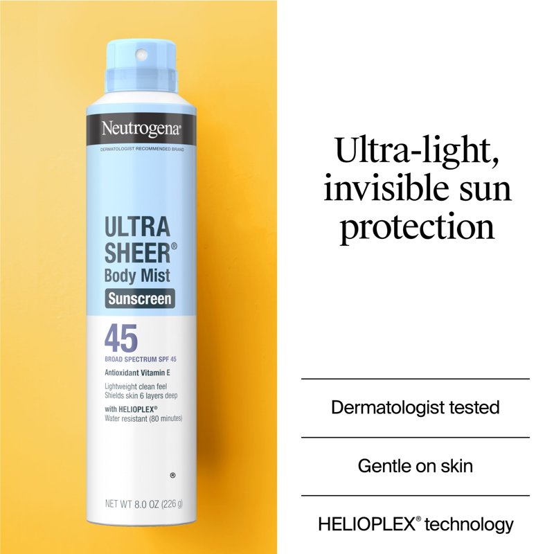 Broad Spectrum Sunscreen Spray SPF 45 - 3 Pack