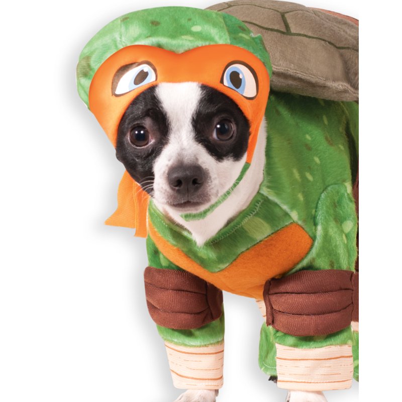 Pet Costume TMNT Michelangelo Cosplay Suit with Headpiece - Small