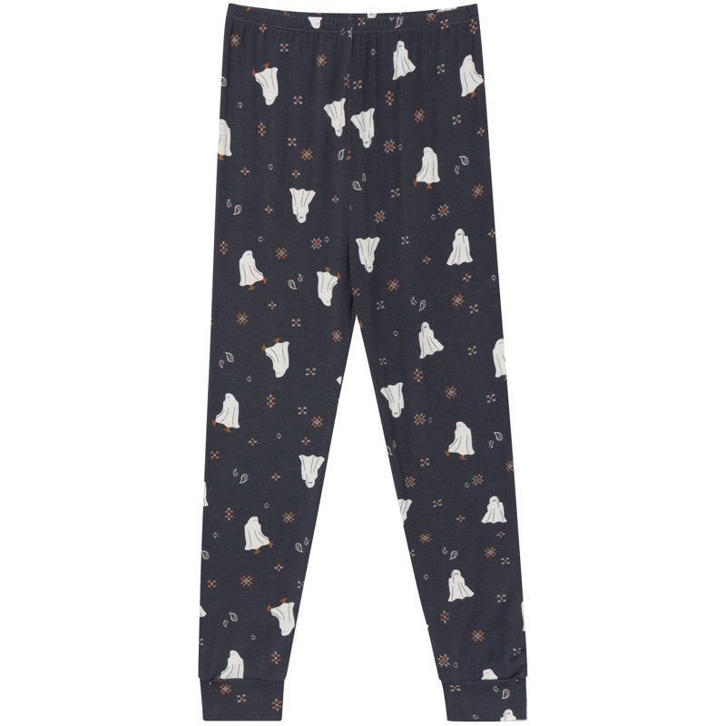 Kids Halloween Pajama Set Long Sleeve 2-Piece - Neutral, Dark, Size 12