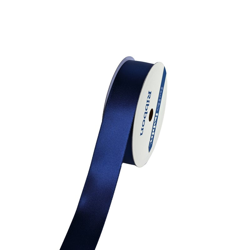 Navy Satin Ribbon 7/8 Inch Wide, 6 Yards for Crafts & Gift Wrapping