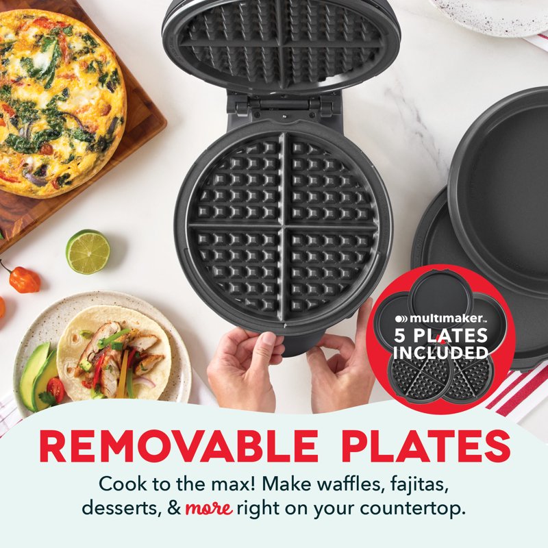 MultiMaker Max Countertop Cooking System with 7 Interchangeable Plates