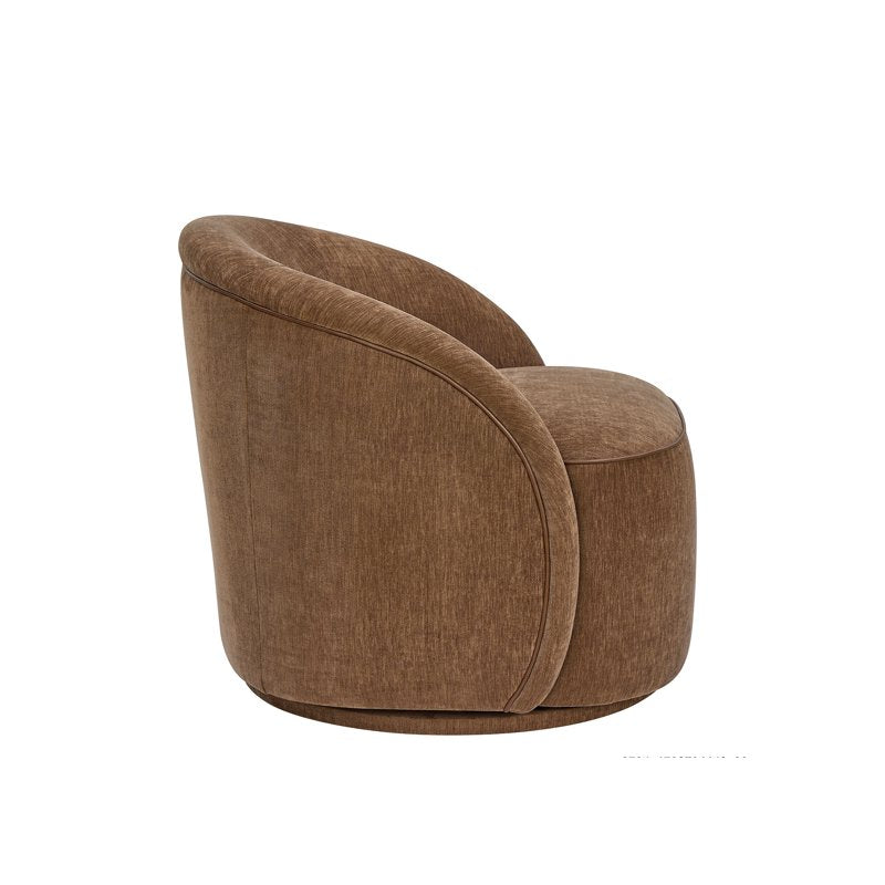 Georgiana Swivel Chair - 360-Degree Comfort, Mid-Century Design