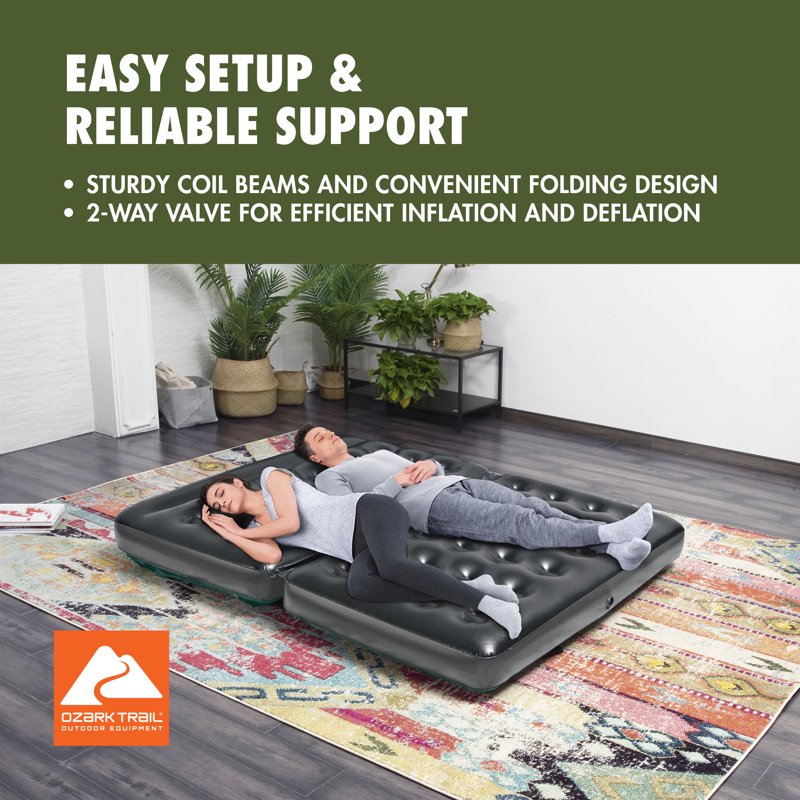 4 Pack Inflatable Air Couch 5-in-1 Multi-Max Lounger Sofa Bed Support