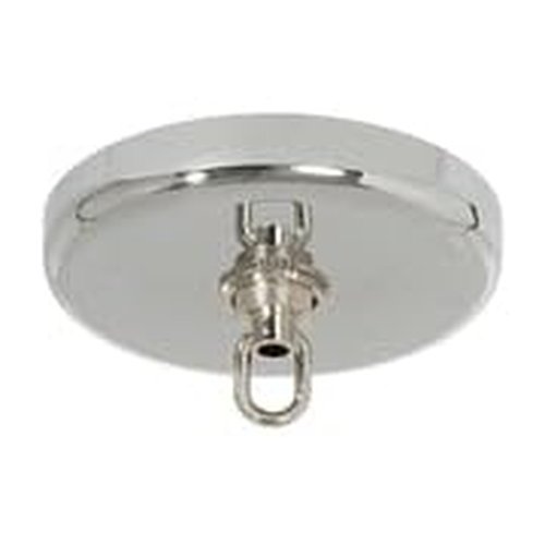 B&P Lamp® Rounded Ceiling Light Canopy Plate Kit (Antique Brass)