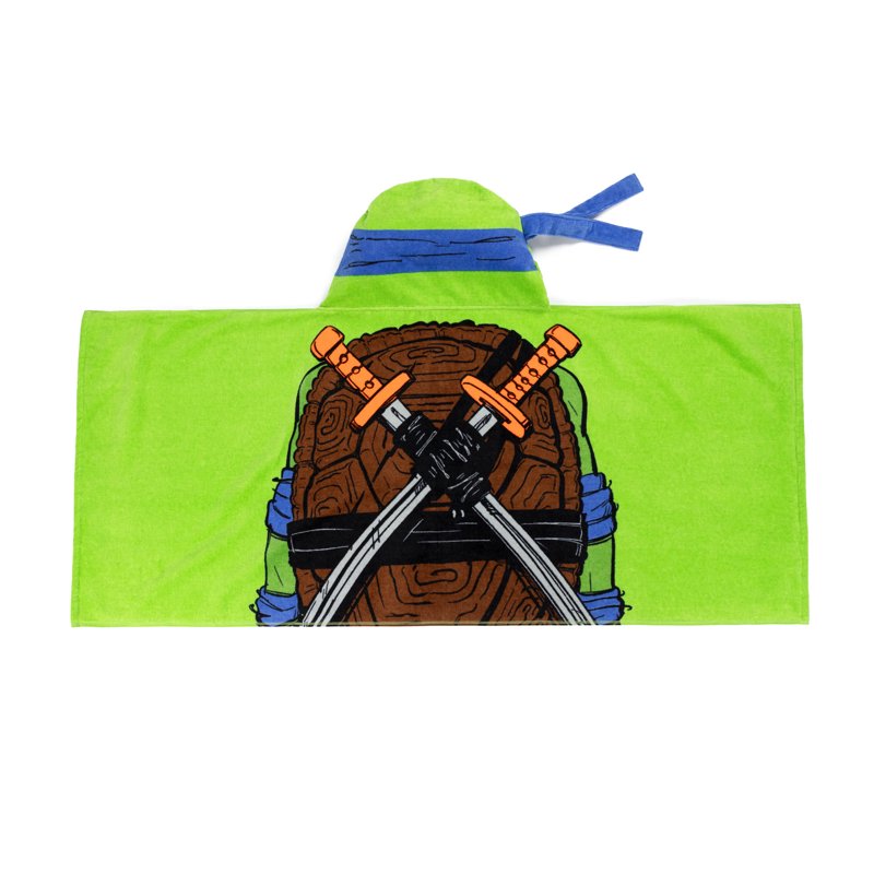 Teenage Mutant Ninja Turtles Kids Hooded Cotton Towel Wrap - Bath & Beach Use