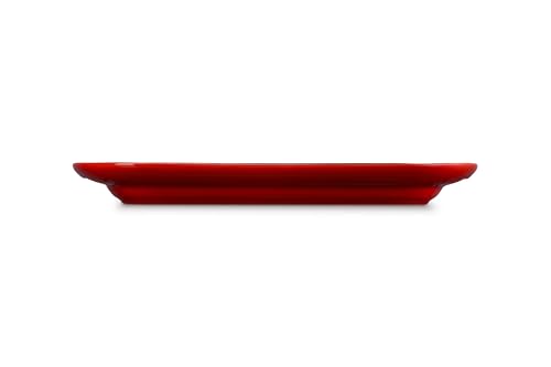 Le Creuset Stoneware Serving Platter, 14 in., Cerise