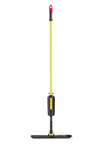 Rubbermaid Commercial Products Spray Mop Kit Includes Mop + Pads for All Floor Types/Hardwood/Vinyl/Tile