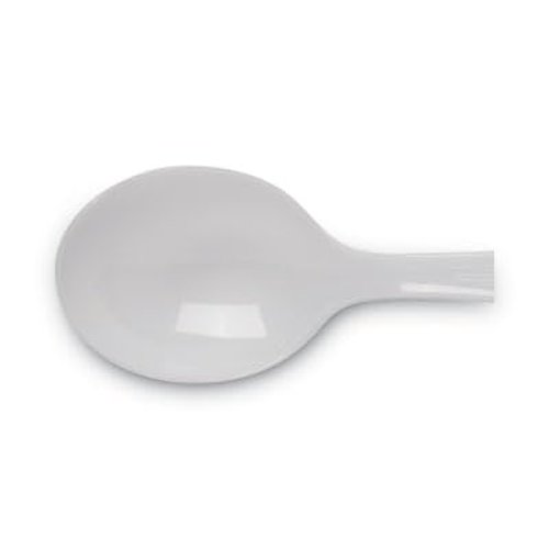Georgia-Pacific Dixie 5.75" Heavy-Weight Polystyrene Plastic Soup Spoon by GP PRO (Georgia-Pacific), White, SH207, 1,000 Count (100 Spoons Per Box, 10 Boxes Per Case) - Packaging May Vary