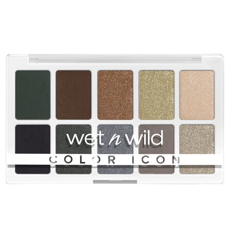 10-Pan Eyeshadow Palette Vegan Richly Pigmented Matte Shimmer Finish