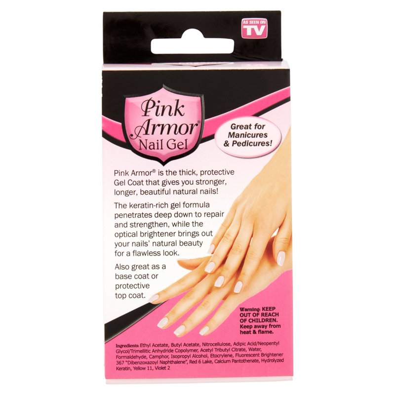 Protein-Rich Nail Strengthening Gel Polish - Protective Glossy Coat