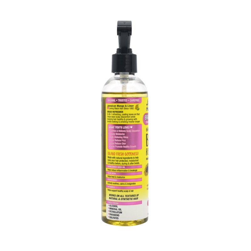 Braid Refresher Spray - Jamaican Mango & Lime 6-in-1 for Braids
