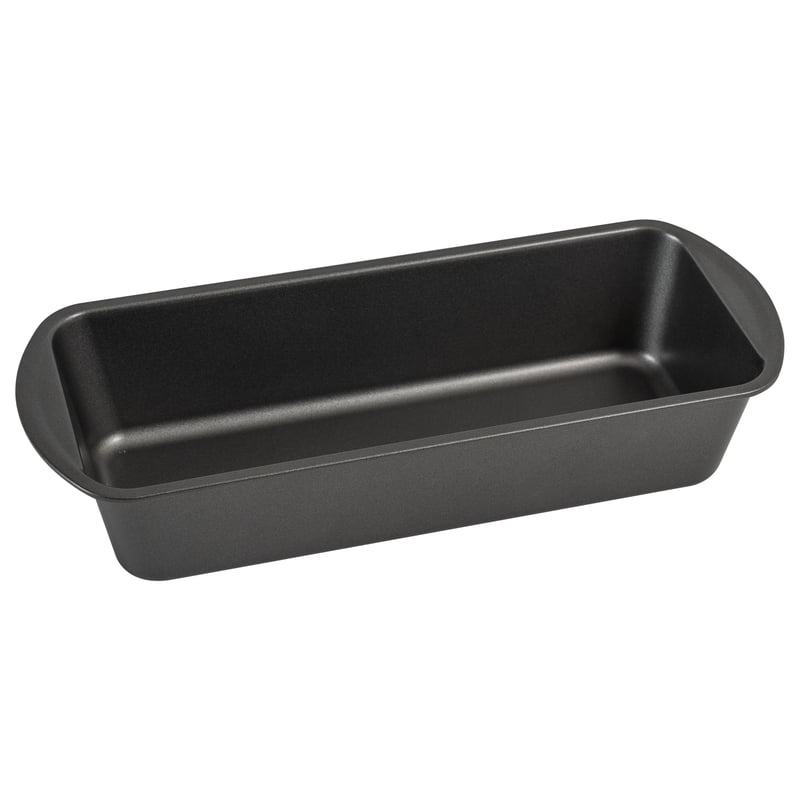 Non-Stick Long Bread Loaf Pan Set - 3 Pack, 12" x 5", Gray