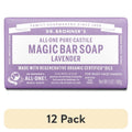 Lavender Pure-Castile Bar Soap - Organic Vegan Face and Body Soap