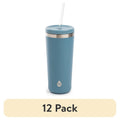 Stainless Steel Ranger Tumbler 24 oz - 12 Pack, Blue Slate