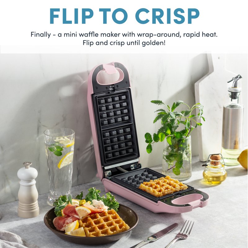 Aroma Swap & Flip Waffle Maker - Pink