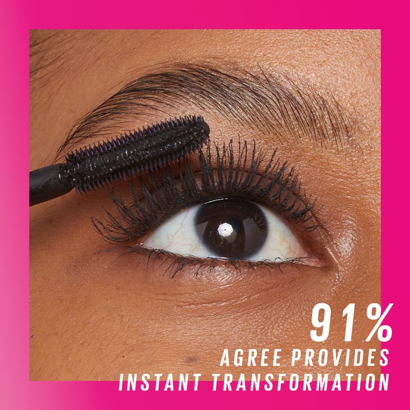 Volumizing Washable Mascara with Pro-Vitamin B5, 360° Flare Brush, 0.33 oz