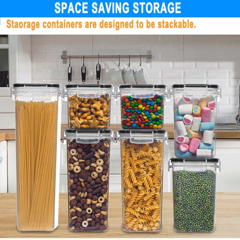 Airtight Food Storage Containers Set for Pantry Organization