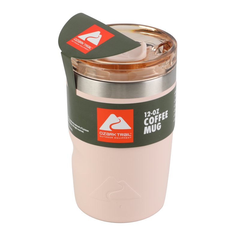 12oz Ceramic Lined Stainless Steel Insulated Travel Tumbler - Frosted Peach