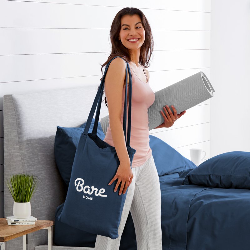 Deep Pocket Cotton Flannel Sheet Set - Full Size Dark Blue with 2 Bonus Pillowcases