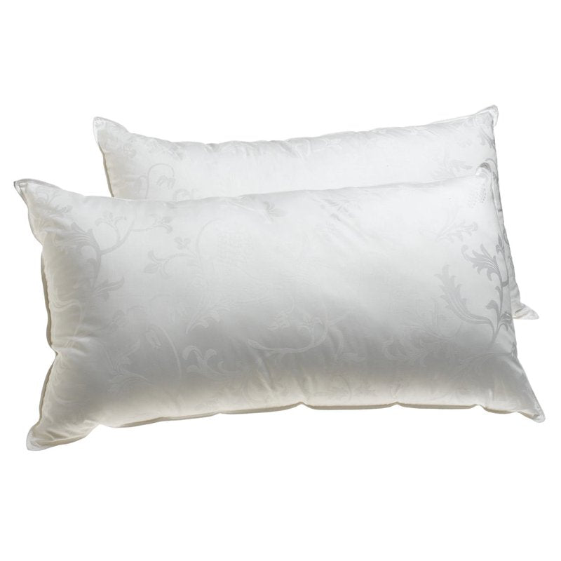 Queen Cooling Gel Fiber Bed Pillow Set - Deluxe Comfort Luxury Hotel Quality