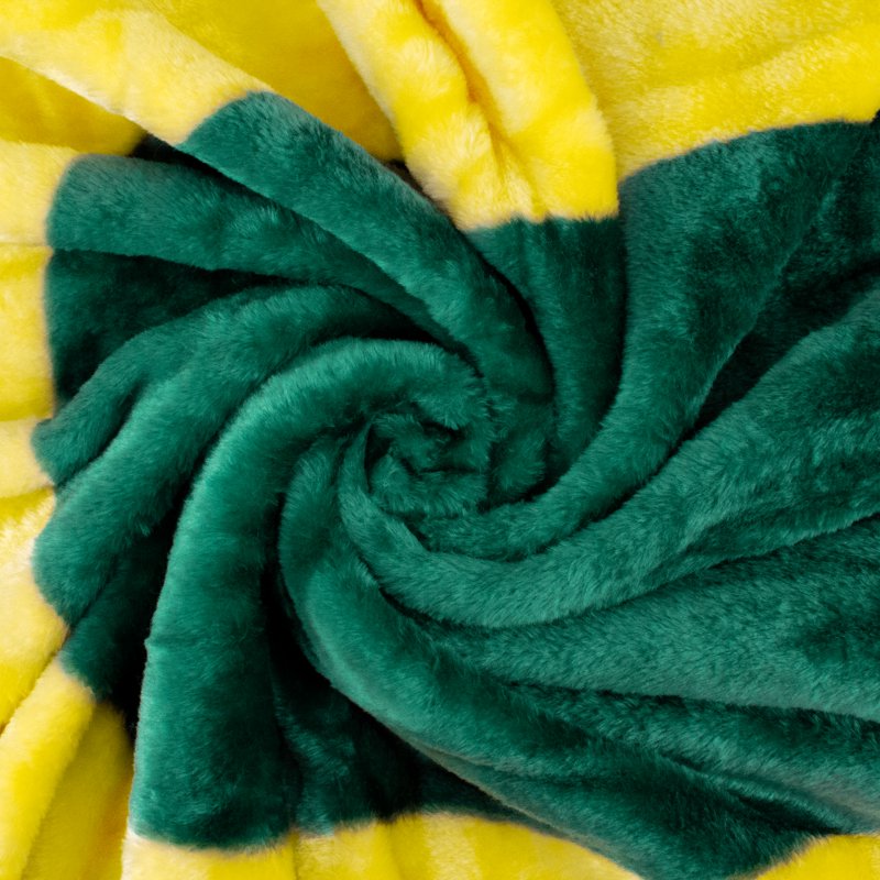 Oregon Ducks Raschel Throw Blanket - Huge 86x63 Inches, Plush Bedspread, College Covers