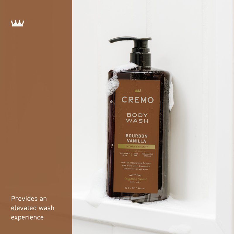 Men's Body Wash with Bourbon Vanilla Scent - 32 fl oz