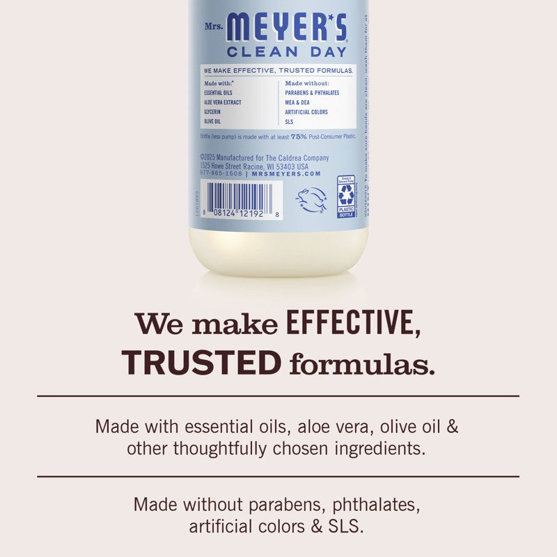 Mrs. Meyer’s Clean Day Liquid Hand Soap - Hydrangea Scent