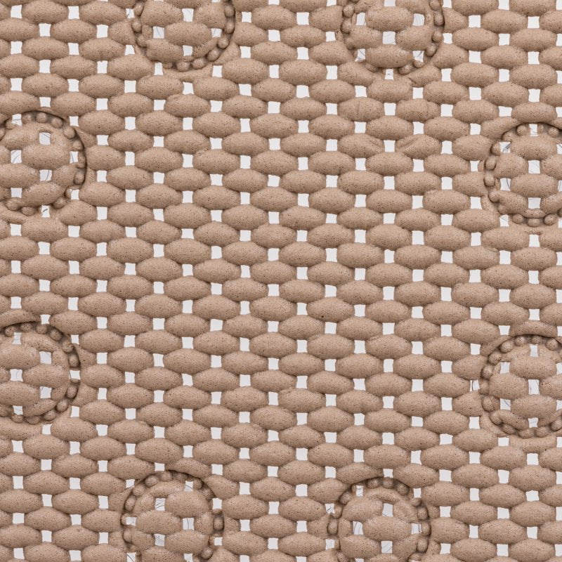 Mainstays Taupe Bathtub Mat with Suction Cups - Cushioned Foam, 17 x 36 Inches - 4 Pack