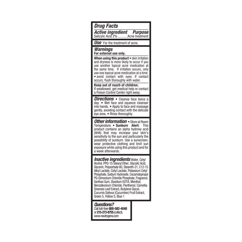 Oil-Free Acne Treatment Face Wash with Salicylic Acid 6 oz