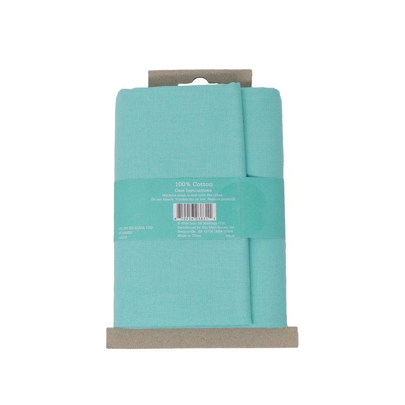 Aqua Cotton Fabric 1 Yard Pack for Quilting & Sewing - 44" Wide - 2 Pack