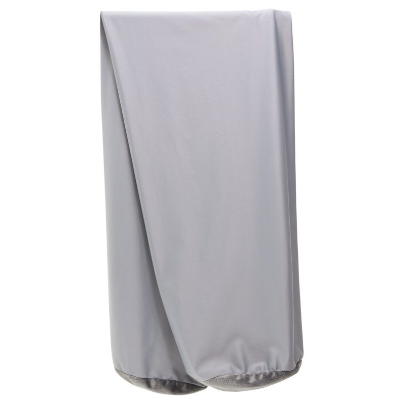 Silky Soft Body Pillow Cover - Anti-Wrinkle, Breathable 48x8 Silver Mist