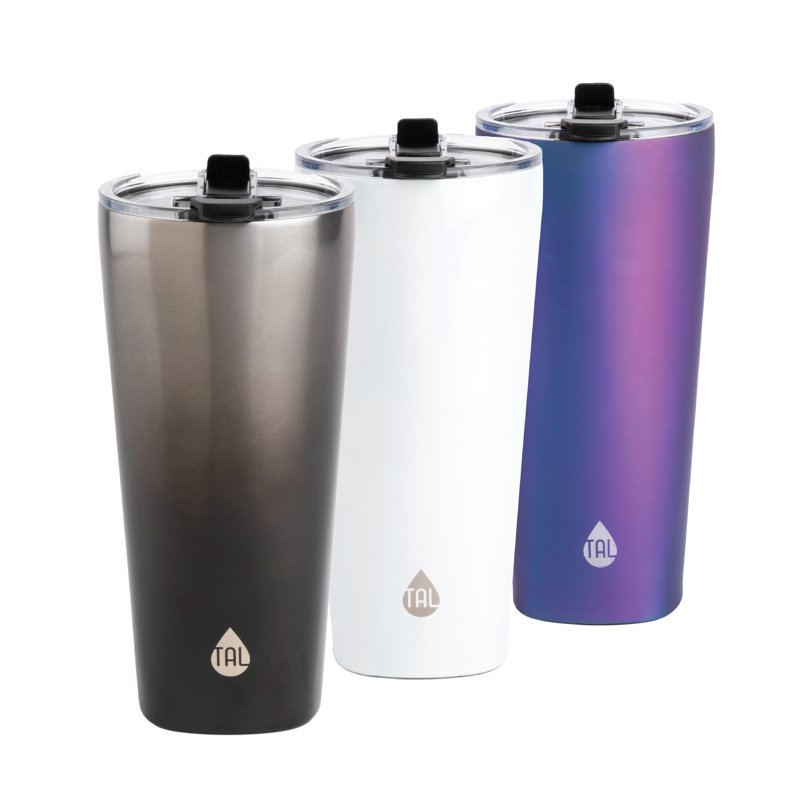 Stainless Steel Tumbler 25 oz - Purple Rainbow