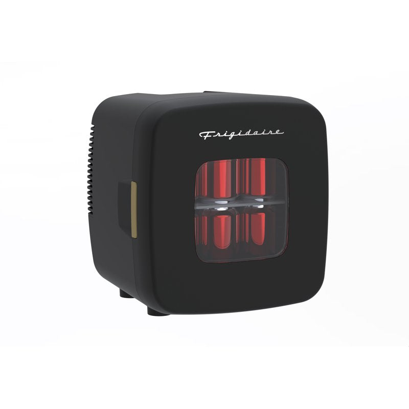 Mini Beverage & Skincare Cooler - 12 Can - 2 Pack, Black