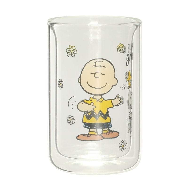 Snoopy's Disco Party Glass Tumbler - Charlie Brown 12oz