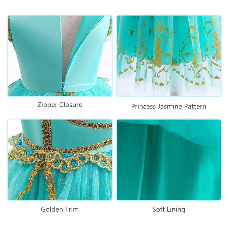 Girls Arabian Princess Dress Halloween Costume - 3T-4T Only Dress