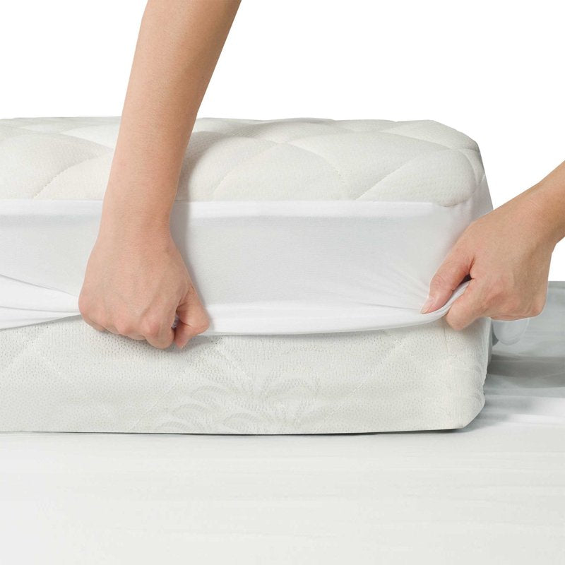 Breathable Full Mattress Pad with Waterproof & Allergens Protection