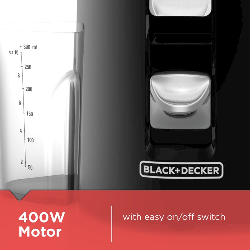 Juice Extractor - 400W Fruit & Vegetable Juicer, 300ml Pitcher