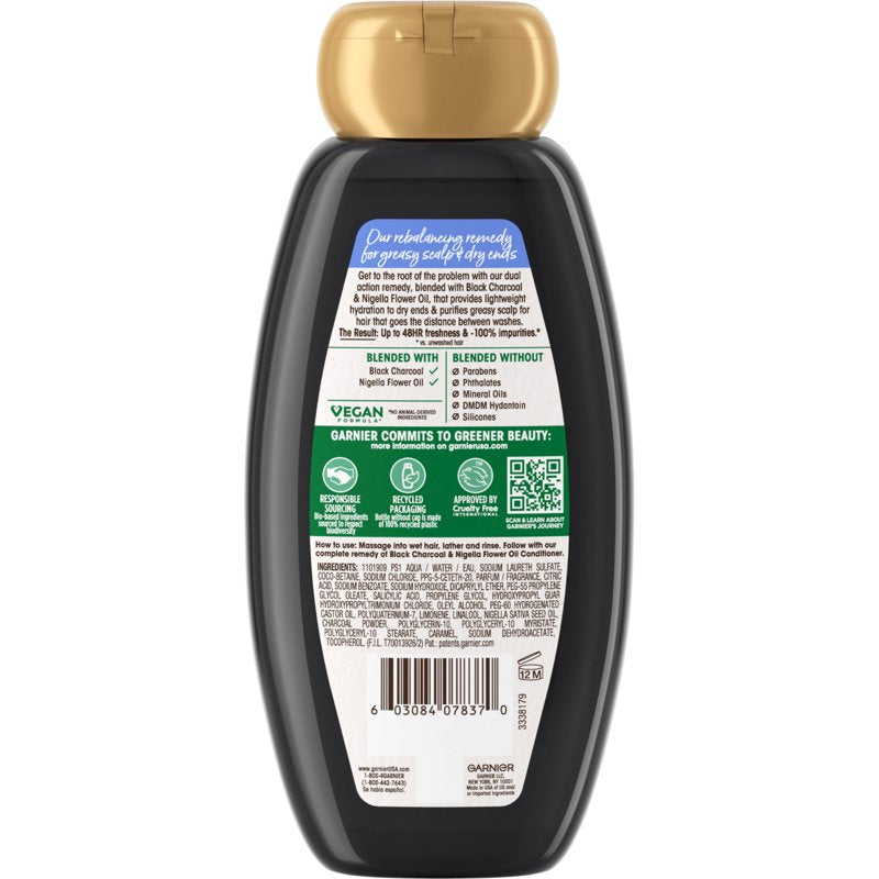 Rebalancing Cleansing Shampoo with Black Charcoal - 2 Pack
