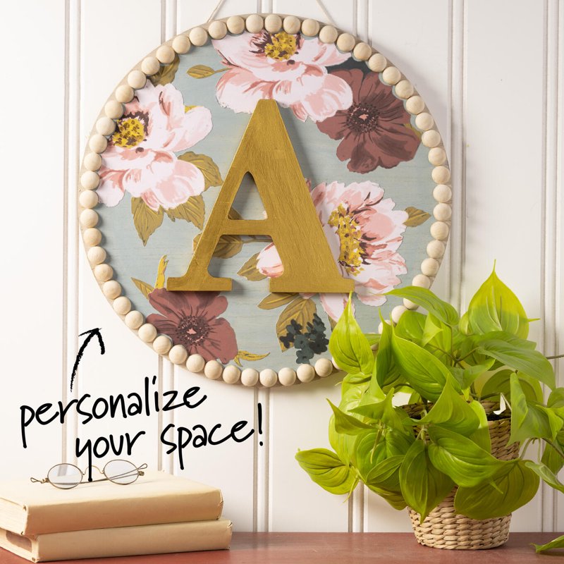 (3 Pack) 15-Inch Beaded Edge Wood Circle Plaque for DIY Home Decor - Unfinished Craft Surface with Jute Rope Hanger