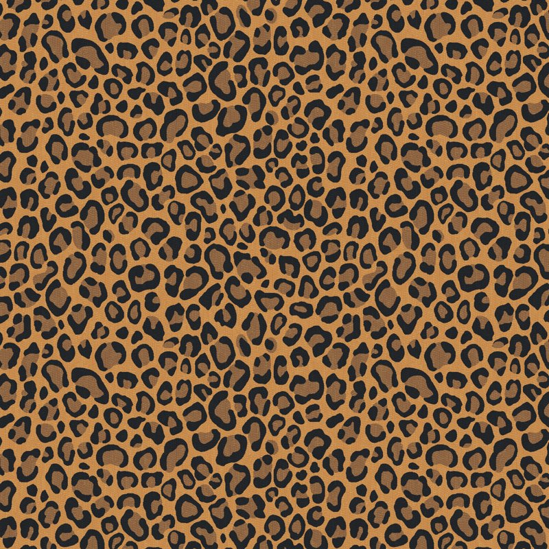 Create It 100% Cotton Cheetah Fat Quarter Fabric - Brown, 18x21 Inches - Single