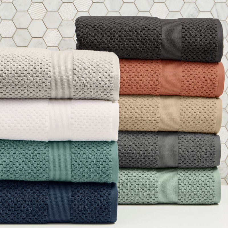 Better Homes & Gardens Soft Cotton Popcorn Textured Hand Towel - Grey Flannel