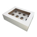 White Cake Boxes with Windows - 10.25" x 13.25" - 2 Count