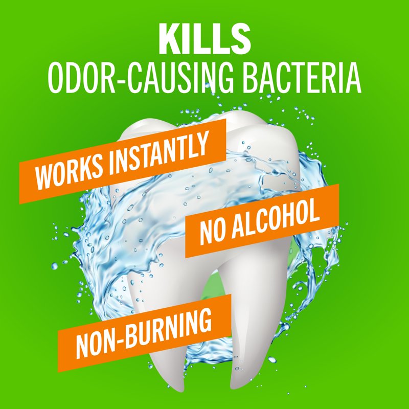Alcohol-Free Fresh Breath Mouthwash - Dentist Formulated Mild Mint, 16 fl oz