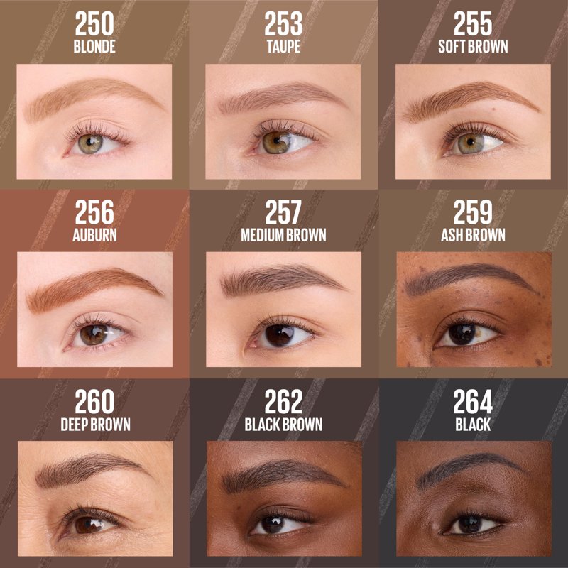 Ultra Slim Eyebrow Pencil - Deep Brown - 6 Pack